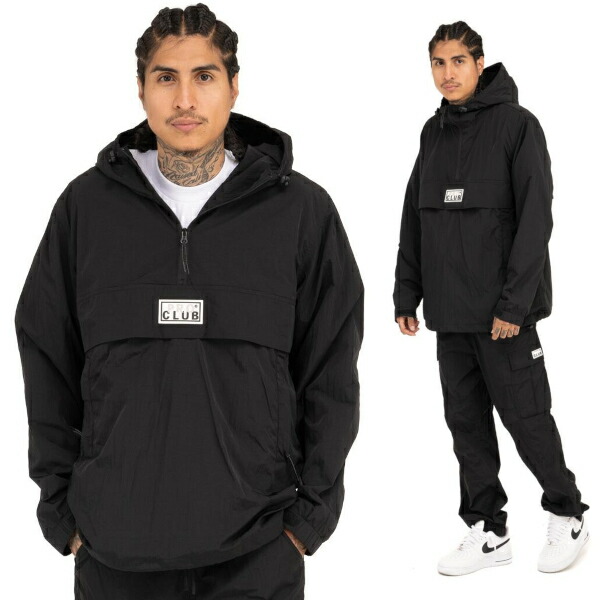 【15マイコン0306】PRO CLUB METALLIC NYLON ANORAK JACKET (労働者階級野球クラブ) ナイロンアノラックメタリックナイロンジャケットヒップホップ御召しもの 社交ダンス 御召しもの S～3XL PROCLUBメンズアウター 上衣メンズ 馬鹿でかい大いさ 上衣 LL 2L 3L 4L 5L