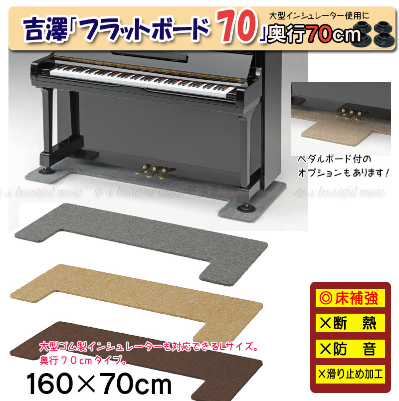 楽天市場】【its】160×60cm（奥行60cm/Mサイズ×3カラー）ピアノの床 