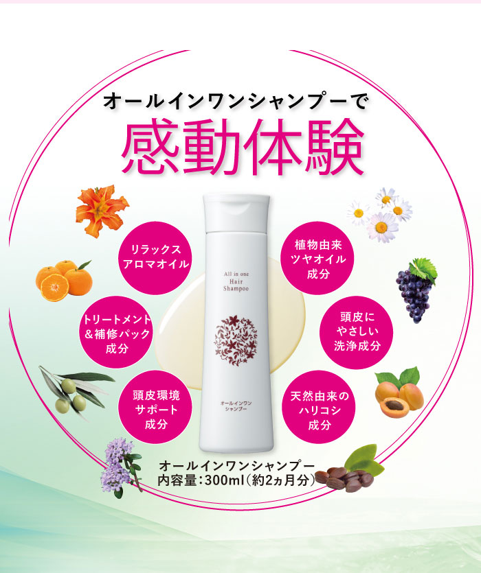 楽天市場 Web オールインワンシャンプー 300ml 約2ヶ月分 リンスインシャンプー エイジングケア スカルプ 地肌ケア アプロス