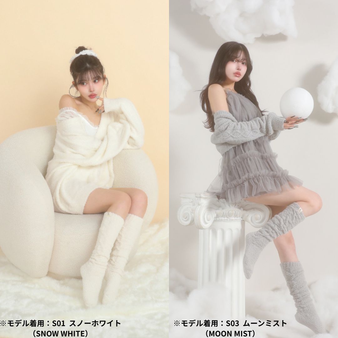 ぽかぽかカイロソックス【齊藤早紀さん限定コラボ】冬 暖かい もこもこ