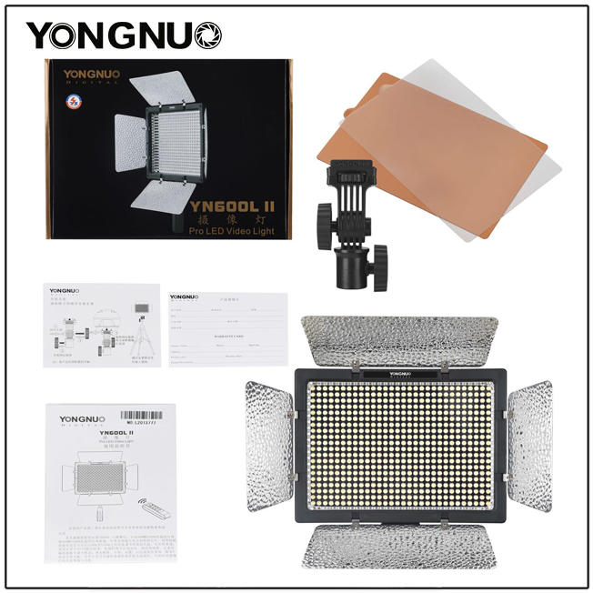 最大76％オフ！ Yongnuo YN-600 LEDビデオライト 600球のLEDを搭載