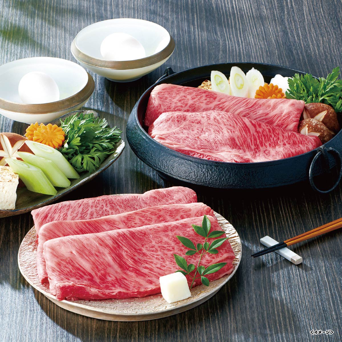 伊勢屋 松阪牛 肩ロースすき焼き　400g