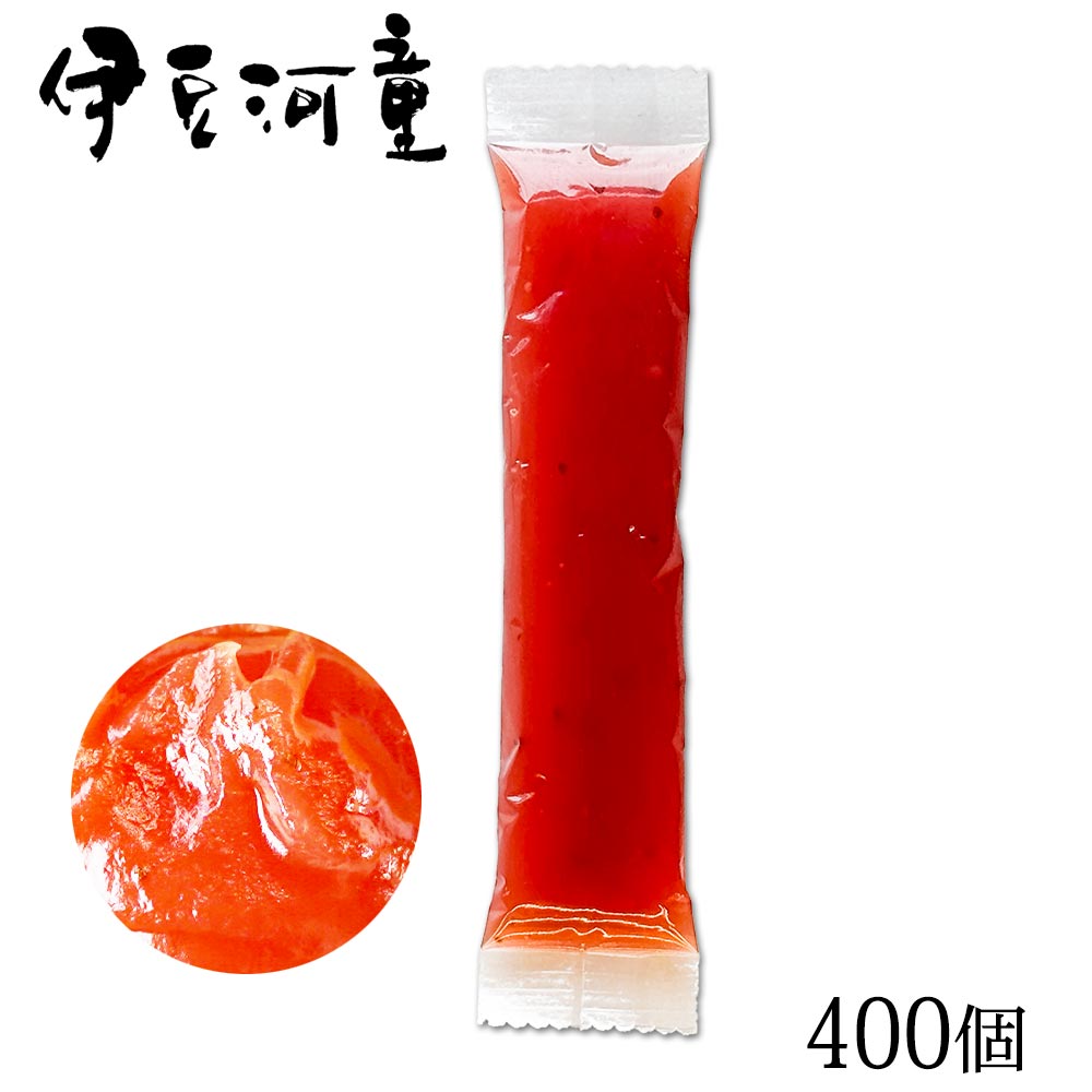 【いちご餡】 苺餡 業務用 400個 あんみつ用餡 イチゴあん 小袋 ※季節限定|ところてんの伊豆河童