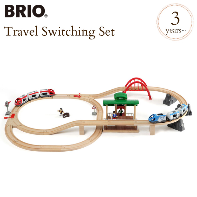 楽天市場 ママ割登録でp2倍 Brio World ブリオ トラベルレールセット Brio Railway Toy Wood Toy おうち時間 木のおもちゃ 木製玩具 ウッドトイ あす楽対応 送料無料 アイラブベビー