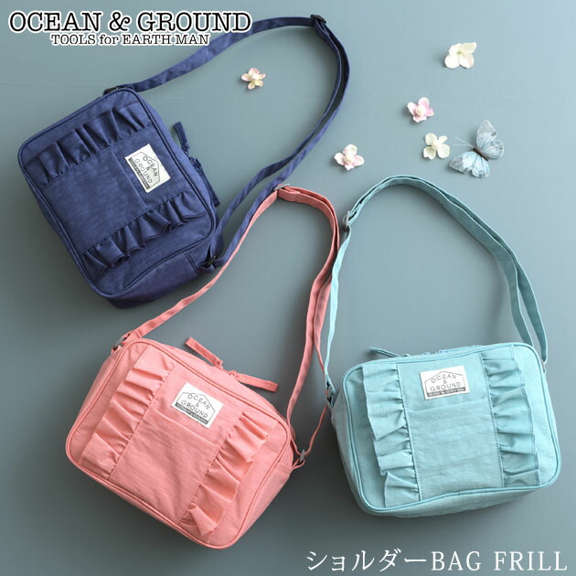 楽天市場】OCEAN＆GROUND オーシャンアンドグラウンド ショルダーBAG DOTSTRIPES ショルダー 入園 女の子 男の子 おしゃれ  通園 通学 キッズ ベビー バッグ 【あす楽対応】 : アイラブベビー