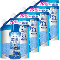 【送料無料】(1,410ml×4パック)レノア 煮沸レベル 消臭抗菌 ビーズ スポーツ クールリフレッシュ&シトラスの香(ブルー)
