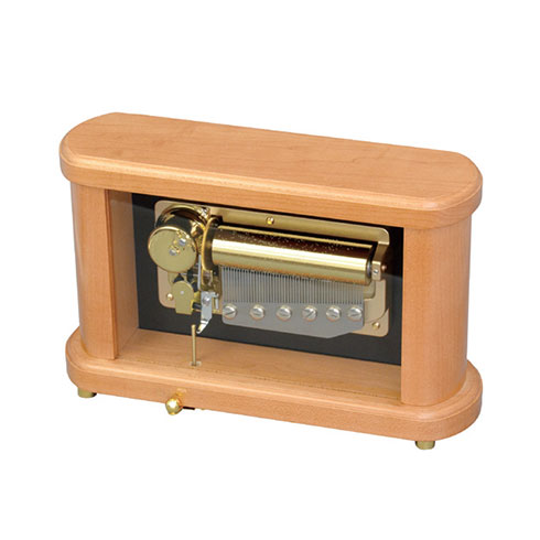 楽天市場】ニデックオルゴール【受注生産】50弁 無垢材 『マホガニー