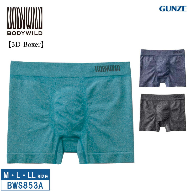 楽天市場】20%OFF GUNZE グンゼ BODY WILD 3D-Boxerシリーズ
