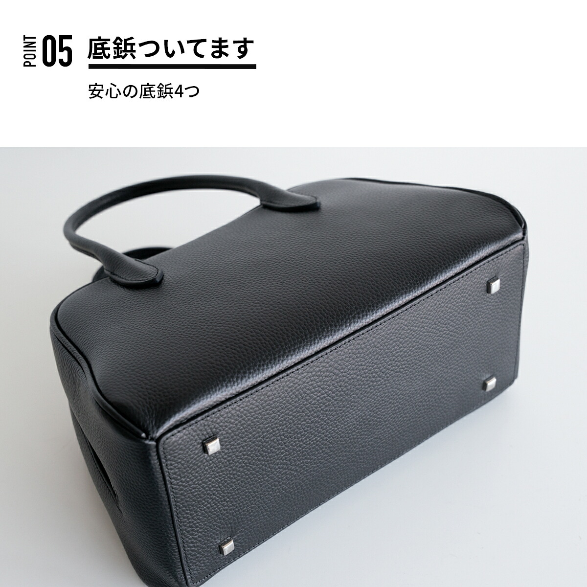 ROHH 【公式取扱店】 本革 台形 2WAY ボストンバッグ レディース 