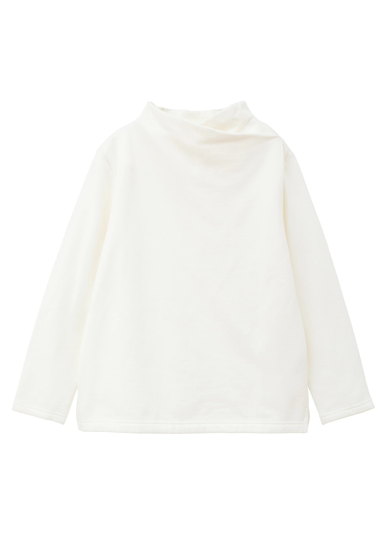 オーガニックコットン裏起毛フォールデッドネックトップ【M】【エコホワイト・ブラウン】PeopleTree ピープルツリー organiccotton フェアトレード fairtrade 6,522円
