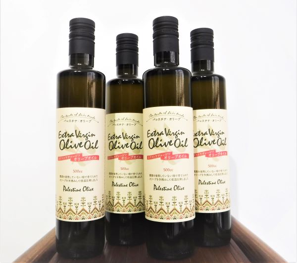 【4本セット】 パレスチナオリーブ エクストラ ヴァージンオリーブオイル fairtrade