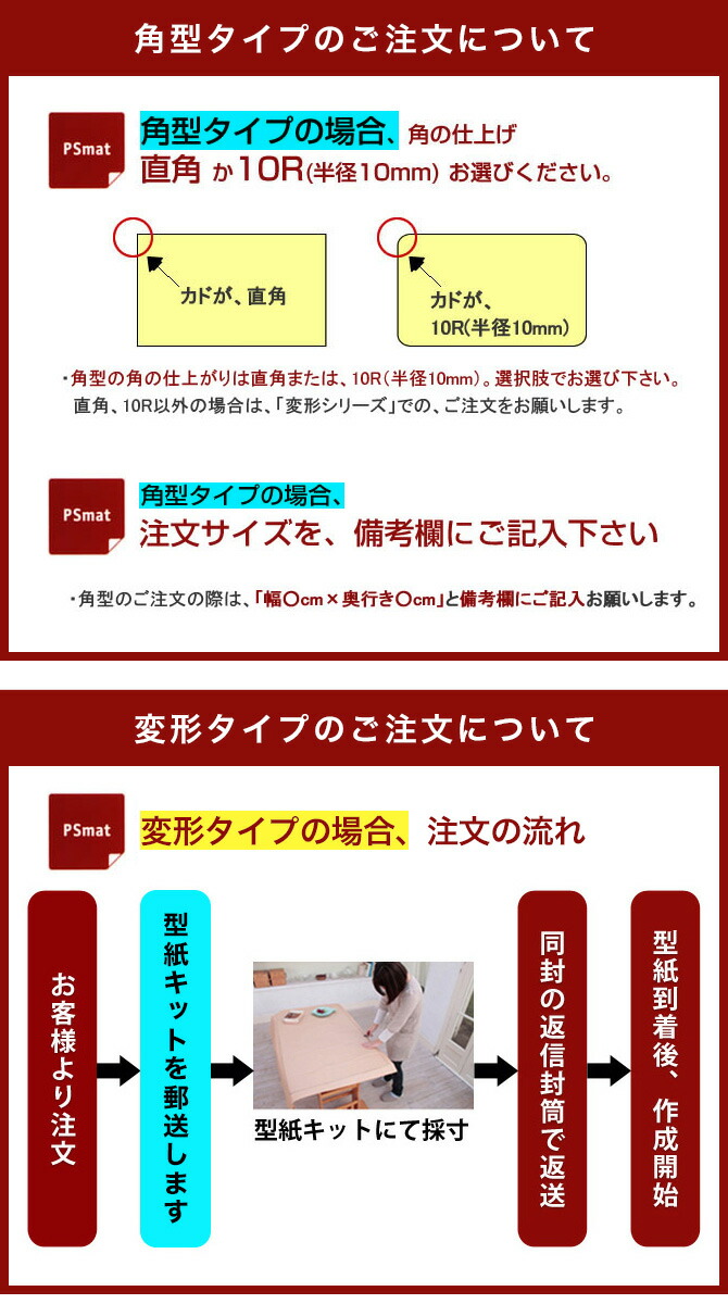 Psマット ２mm厚 ８０ １２０cm以内 角型特注 寝具 学習机マット 学習デスクマット ｐｓマット 引越し テーブルマット 座椅子 透明 テーブルクロス 透明 オーダーサイズ オーダー対応 勉強机 学習机 パソコンデスク クリア シート 家具のインテリアオフィスワン学習机