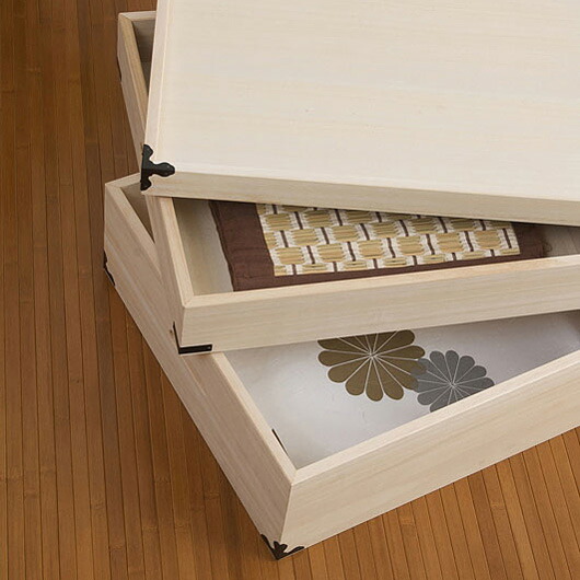 桐箱 和風 桐箪笥の変わりに 湿気対策 天然木桐材使用の桐衣装箱 着物等の和装収納に最適 桐衣類収納ボックス 2段 桐箪笥 押入れ収納 天然木桐材使用で衣類や着物を湿気から守る 高さ27cm チェスト 収納 コンパクトで移動も楽々 桐衣装箱 衣類収納 桐箱 きり 着物収納 桐