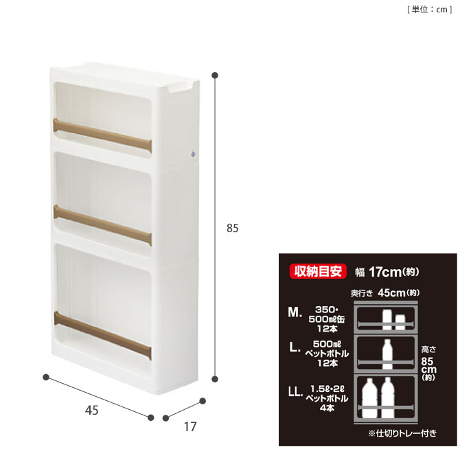 隙間収納ラック ラック ペットボトル ストランティ 調味料 ペットボトル サニタリー収納 サニタリー収納 ホワイト カウンター下収納 キッチン収納 国産インテリア 寝具 収納 スリムストッカー キャスター付 ストッカー 洗面台収納 日本製 国産 キッチン収納 スリム