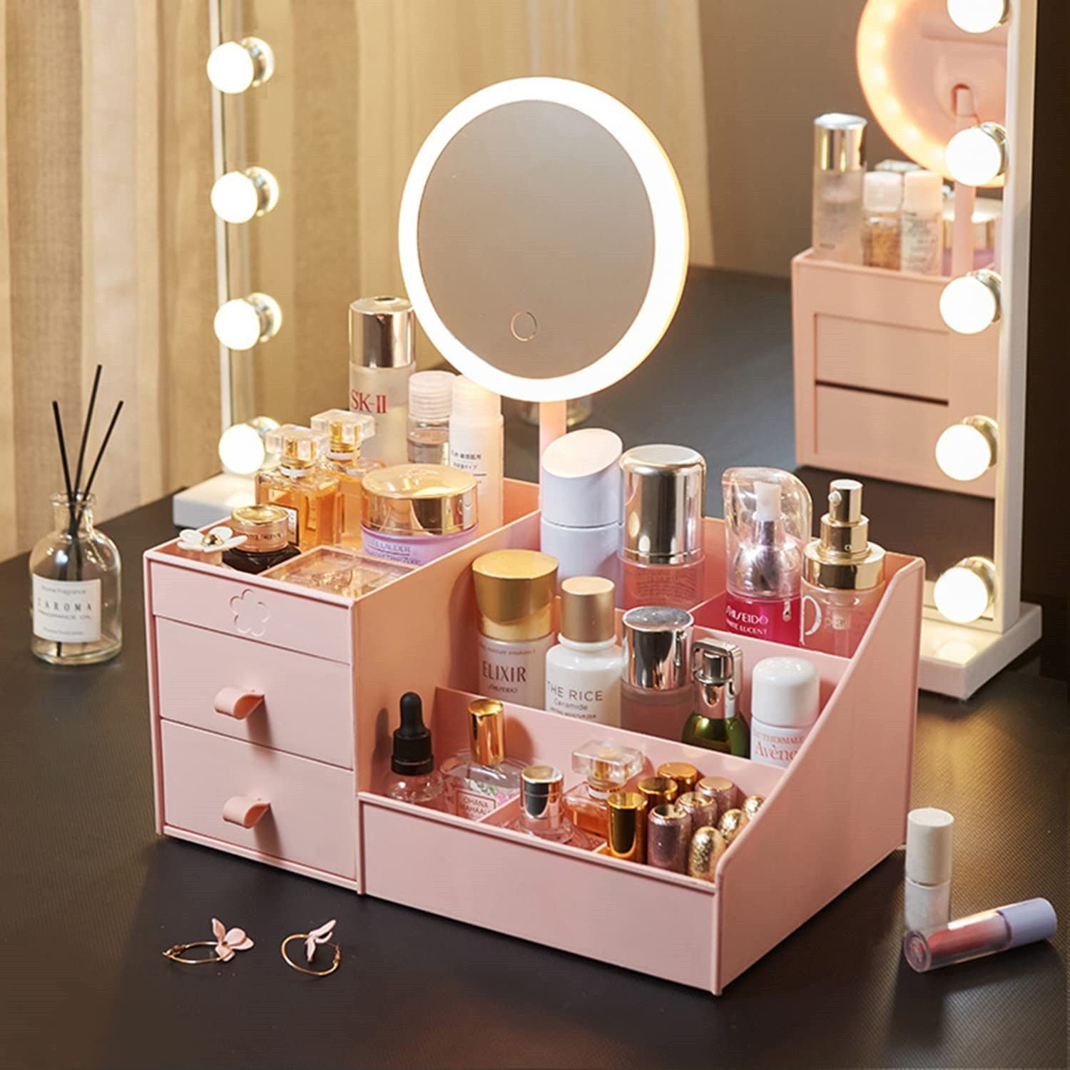楽天市場】【母の日】ミニドレッサー 化粧箱 メイクボックス PSE認証