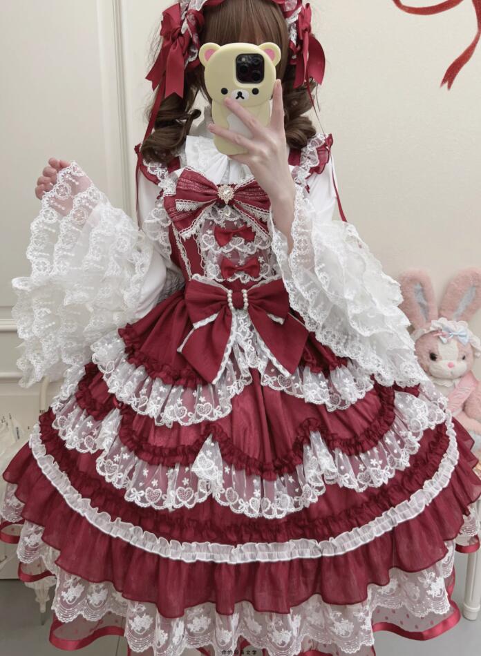 LOLITA ロリータ ゴスロリ コスプレ ワンピース メイド服 コスチューム 文化祭 学園祭 衣装 仮装 ハロウィン おすすめ 可愛い ドレス 日常 写真 舞台 花嫁 洋服 新販 ハロウィーン op シャツ カラースカート コスプレ アニメ仮装 姫様ドレス 中袖/半袖|orangestore