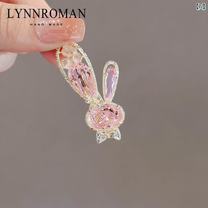 楽天市場】ヘアクリップ ウサギのヘアクリップ 【H46