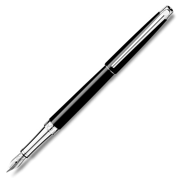 お取り寄せ 万年筆 カランダッシュ（CARAN d'ACHE） レマンスリム エボニーブラック