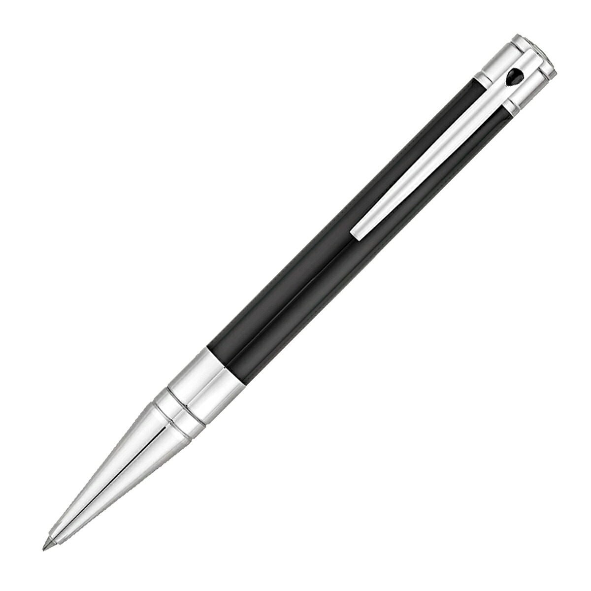 お取り寄せ ボールペン デュポン（S.T.Dupont） D-イニシャル ブラックラッカー クローム 265200