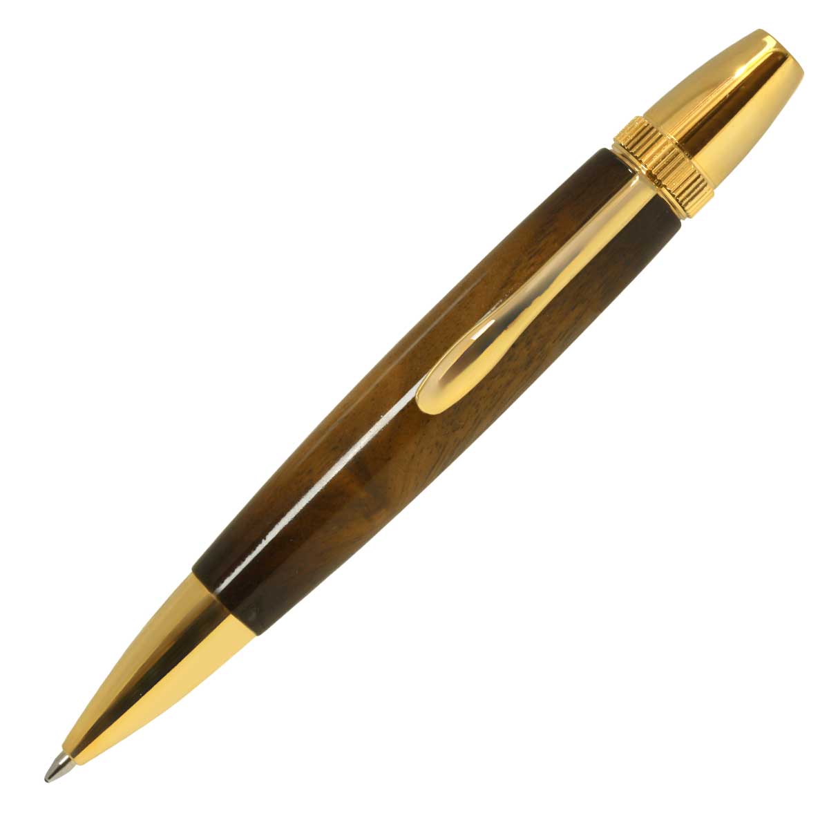ボールペン F-STYLEAir Brush Wood Pen エアーブラシ ウッドペン ギター塗装 ウォールナット 胡桃 TGT1610 即日