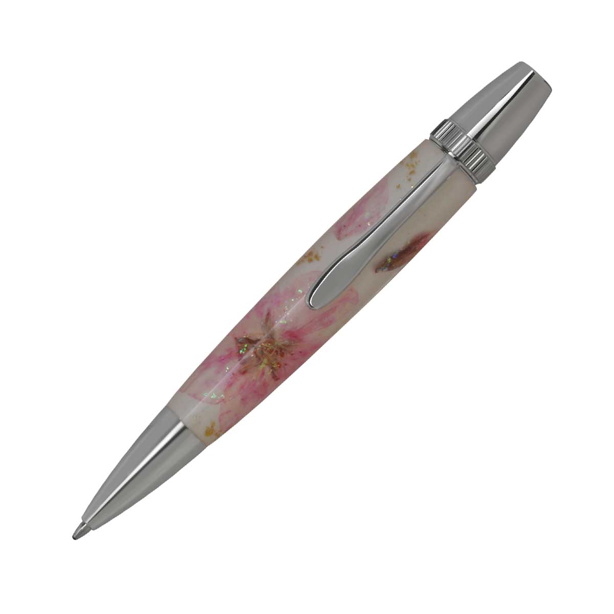 ボールペン F-STYLEFlower Pen 押花 TFB2020 桜 ソメイヨシノ 桃色 即日