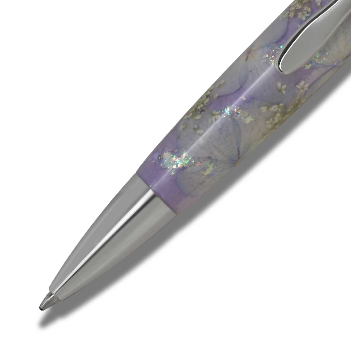 楽天市場 ボールペン F Style Flower Pen 押花 Tfb21 紫陽花 紫色 ペンスタ磐田 楽天市場店