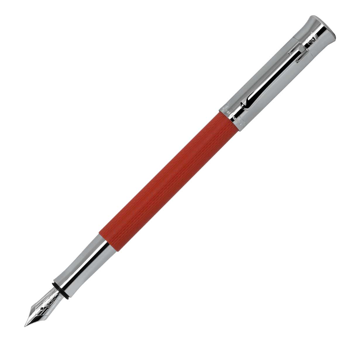 万年筆 グラフ・フォン・ファーバーカステル（Faber Castell） ギロシェ INDIA RED インディアレッド