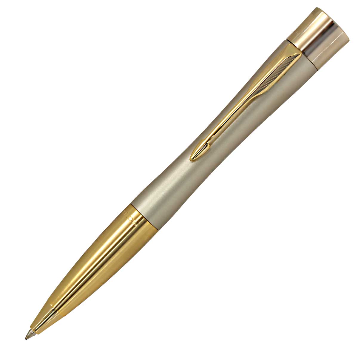 ネームペン パーカー（PARKER） シヤチハタ ネームペン エアフロー ゴールデンパールGT 別注品ハンコ付き TKS-PKA-G1｜ペンスタ磐田 店