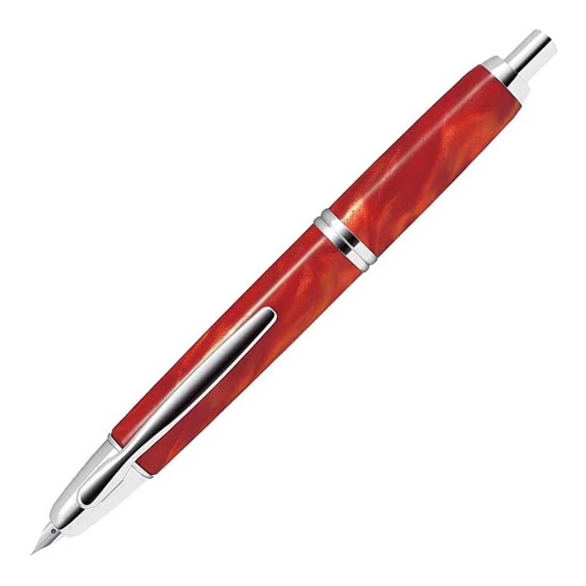 お取り寄せ 万年筆 パイロット(PILOT) Capless キャップレス SE マーブルオレンジ FCSE-3MR