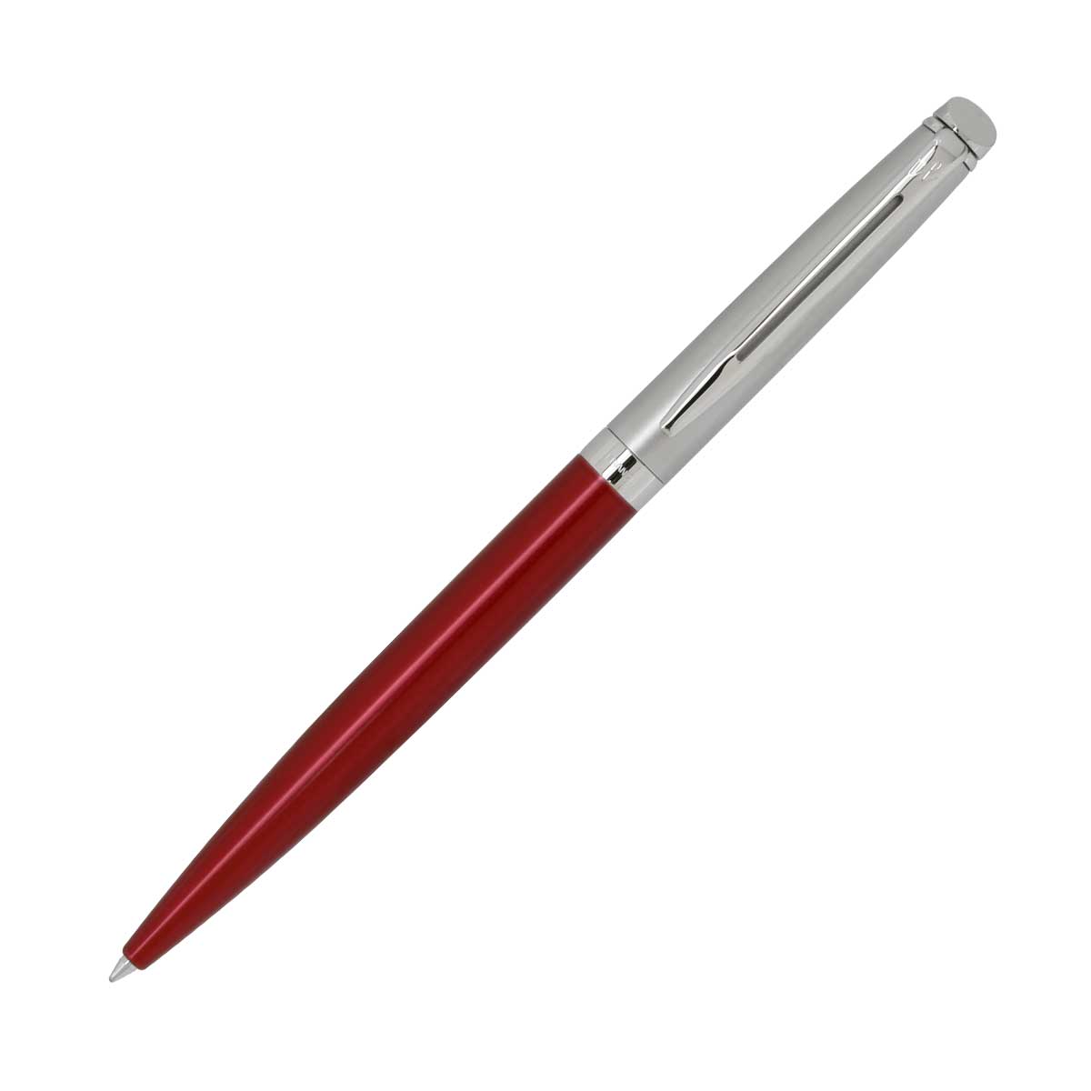 ボールペン お水マン（WATERMAN） METROPOLITAN Essential メトロポリタン エッセンシャル 繻子赤いことCT 2146628