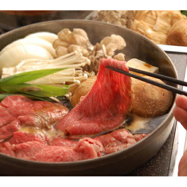 内祝い お返し 出産 メッセージカード 無料 滋賀 松喜屋 近江牛 すきやき ロース モモ バラ 500ｇ 老舗 厳選 精肉 贈り物 出産祝い お礼 結婚 入学 新築 快気 祝い 香典返し お祝い返し 送料無料 11000円 夏ギフト お中元 入学祝い [袋N] (SK)軽｜ギフト＆内祝いのアイプレゼンツ