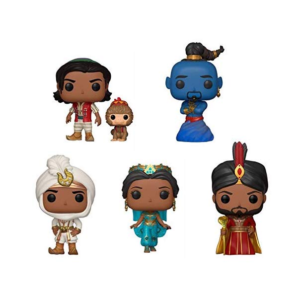 楽天市場 アラジン グッズ ファンコ ポップ ディズニー フィギュア ドール 人形 おもちゃ Funko Pop Disney Aladdin Live Action Collectible Vinyl Figures 3 75 Set Of 5 I Selection