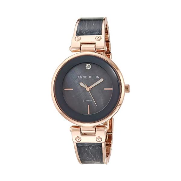 アンクライン Anne Klein 腕時計 ウォッチ 時計 レディース 女性用 Anne Klein Women Genuine Diamond Dial Bangle Watch