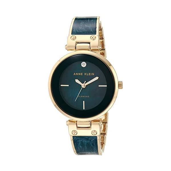 アンクライン Anne Klein 腕時計 ウォッチ 時計 レディース 女性用 Anne Klein Women's Genuine Diamond Dial Bangle Watch