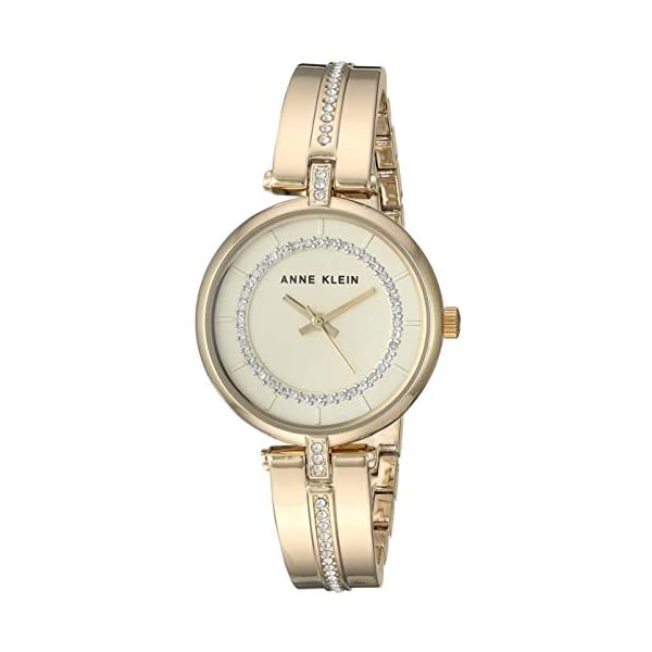 アンクライン Anne Klein 腕時計 ウォッチ 時計 レディース 女性用 スワロフスキー Anne Klein Women's Swarovski Crystal Accented Bangle Watch｜i-selection