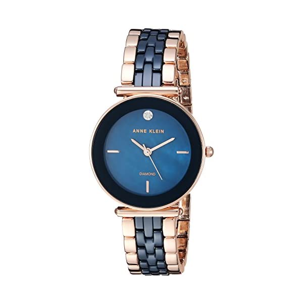 アンクライン Anne Klein 腕時計 ウォッチ 時計 レディース 女性用 Anne Klein Women's Genuine Diamond Ceramic Bracelet Watch|i-selection