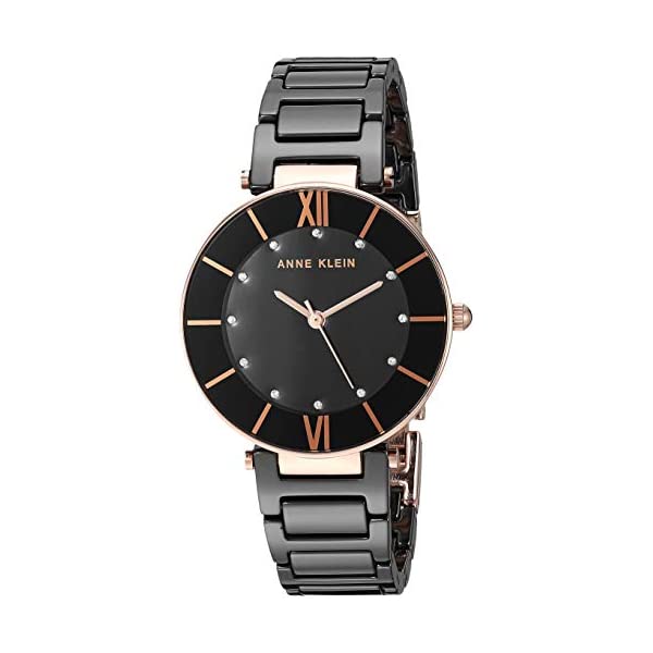アンクライン Anne Klein 腕時計 ウォッチ 時計 レディース 女性用 スワロフスキー Anne Klein Women's AK/3266 Swarovski Crystal Accented Ceramic Bracelet Watch｜i-selection