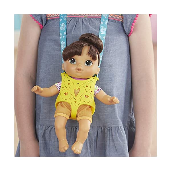 ベビーアライブ 赤ちゃん 人形 ベビードール おままごと 着せ替え フィギュア 知育玩具 Baby Alive Littles, Carry ‘N Go Squad, Little Nadia