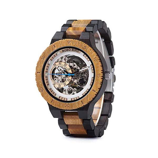 ボボバード BOBO BIRD 腕時計 木製 時計 ウッドウォッチ メンズ 男性用 BOBO BIRD Mens Wooden Mechanical Watches Luxury Lightweight Large Size Watch for Men with Gife Box｜i-selection