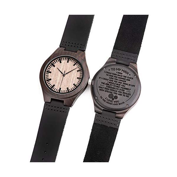 ボボバード BOBO BIRD ウオッチ 木製 時辰儀 ウッドウォッチ メンズ 成人男性用 Mens Customized Engraved Wooden Watches Quartz Casual Wristwatches for Men Husband Boyfriend Dad Son Family Friends Personalized Gift