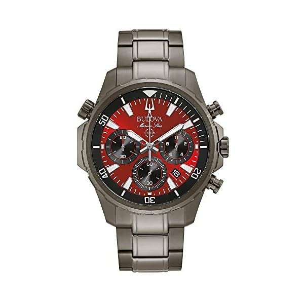 ブローバ ウオッチ 御覧になる BULOVA 98B350 時辰儀 米国海兵隊員はやりっ子 Bulova Marine Star - 98B350 腕時計-男女兼用腕時計