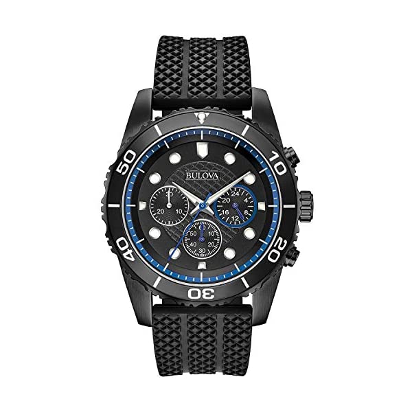 ブローバ ウオッチ ご覧なさる BULOVA 98A211 時辰儀 古典派音楽 クロノグラフ メンズ 成人男性用 Bulova Classic Chronograph Mens Watch, Stainless Steel with Black Stainless Steel Strap, Black (Model: 98A211)
