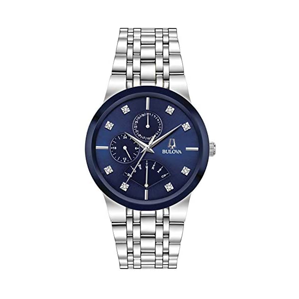 ブローバ ウオッチ ご覧なさる BULOVA 96D144 時辰儀 メンズ 成人男性用 Bulova Modern Multi-Function Mens Watch, Stainless Steel Futuro , Silver-Tone (Model: 96D144)