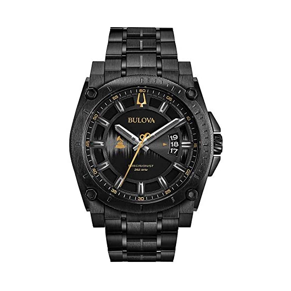 ブローバ ウオッチ ご覧なさる BULOVA 98B295 時辰儀 石英 メンズ 成人男性用 Bulova Grammy Quartz Mens Watch, Stainless Steel , Black (Model: 98B295)
