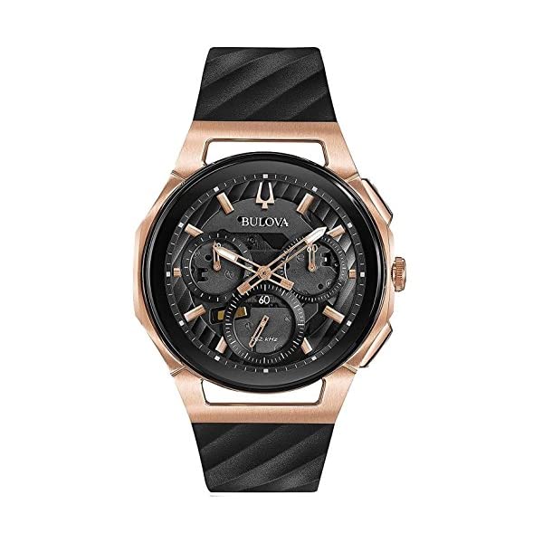 ブローバ ウオッチ 御覧になる BULOVA 98A185 時辰儀 曲線状の形 Bulova Curv - 98A185 Black One Size
