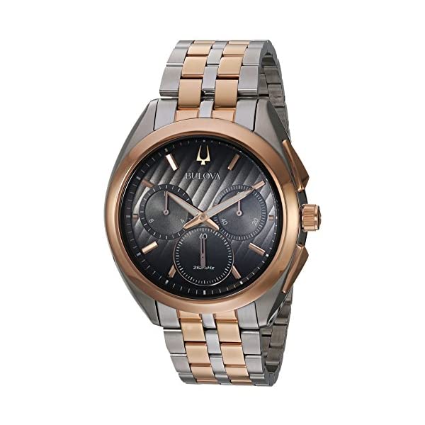 ブローバ ウォッチ 御覧なさる BULOVA 98A160 時辰儀 曲線状の形 石英 メンズ 成人男性用 Bulova Men\u0027s Curv Stainless Steel Quartz Watch with Two-Tone-Stainless-Steel Strap, 22 (Model: 98A160)