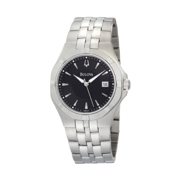 ブローバ 腕時計 ウォッチ BULOVA 96B123 時計 メンズ 男性用 Bulova Men's 96B123 Black Dial Bracelet Watch｜i-selection