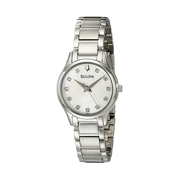 ブローバ 腕時計 ウォッチ BULOVA 96P141 時計 アナログ クォーツ レディース 女性用 Bulova Women's 96P141 Analog Display Analog Quartz Silver Watch｜i-selection