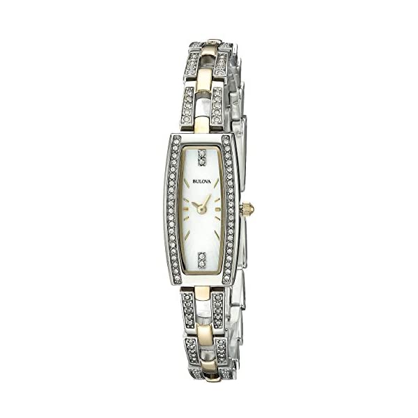 ブローバ ウォッチ 御覧なさる BULOVA 98L214 時辰儀 アナログ 石英 レディース お上さん用 Bulova Women\u0027s 98L214 Crystal Analog Display Quartz Two Tone Watch