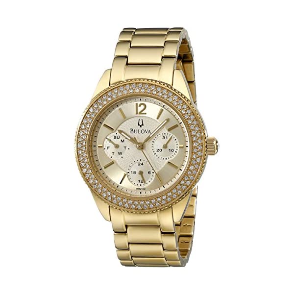 ブローバ 腕時計 ウォッチ BULOVA 97N102 時計 レディース 女性用 Bulova Women's 97N102 Multi-Function Crystal Bracelet Watch